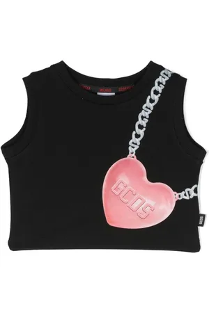 GCDS Cropped top med logotryk