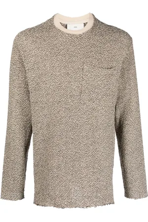 SONG FOR THE MUTE Langærmet sweatshirt med slitageeffekt