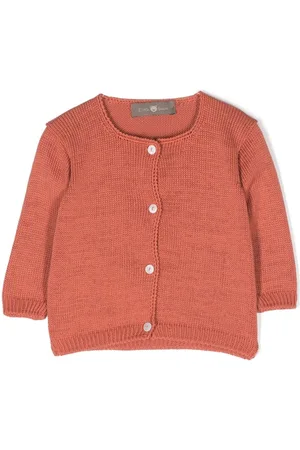 LITTLE BEAR Cardigan i strik og rund hals