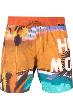Etro Badeshorts med landskabstryk
