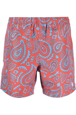 MARCELO BURLON Badeshorts med paisleytryk