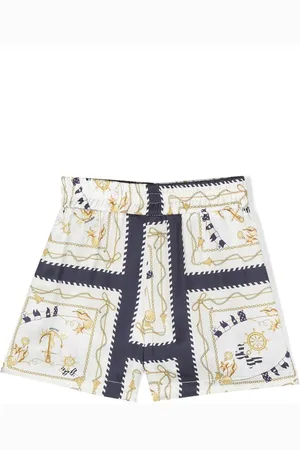 MONNALISA Shorts med elastisk talje og baroktryk