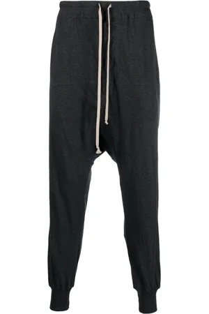 Rick Owens Joggingbukser med sænket skridt og løbesnor