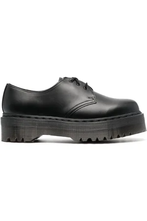 Dr. Martens Derby-sko med imiteret læder