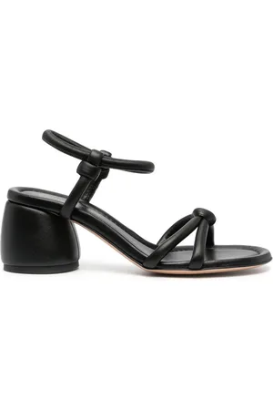 Gianvito Rossi Sandaler i læder og knuderem