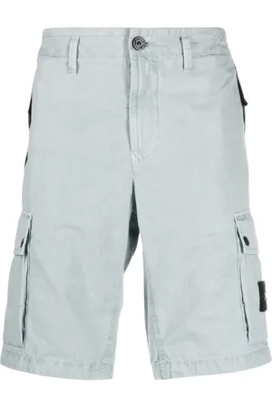 Stone Island Mænd Shorts - Mid-rise cotton bermuda shorts