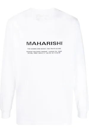 Maharishi T-shirt med lange ærmer og logotryk
