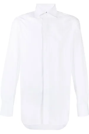 Finamore Langærmet skjorte i poplin