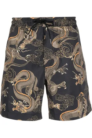 Maharishi Badeshorts med dragetryk