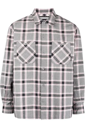 NEIGHBORHOOD Mænd Langærmede skjorter - Check-pattern long-sleeve shirt