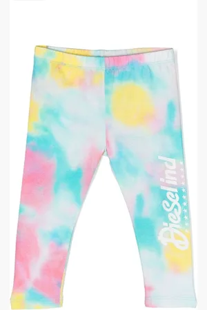 Diesel Leggings med batiktryk