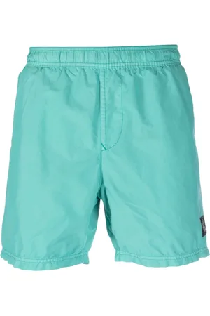 Stone Island Mænd Badeshorts - Logo-patch swim shorts