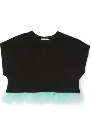 Le pandorine T-shirt med fjerdetalje