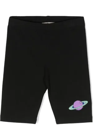 Le pandorine Strækbare shorts med mærkedetalje