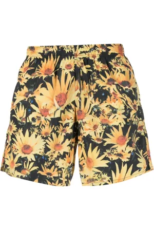 Jil Sander Badeshorts med solsikketryk