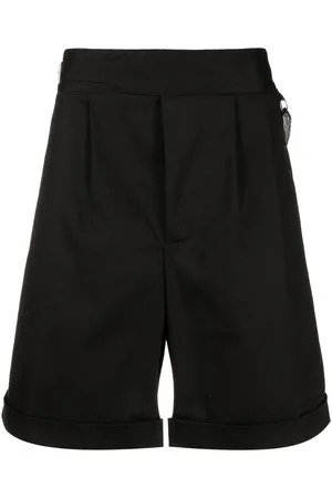 Roberto Cavalli Bermuda-shorts med tigertand-plade