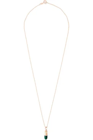 TRUE ROCKS Small pill pendant necklace