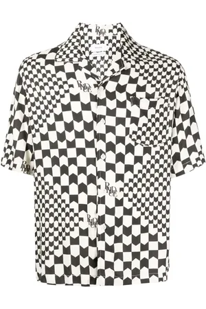 Rhude Skjorte med geometrisk tryk