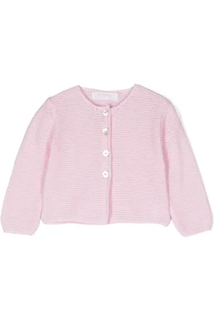 Mariella Ferrari Hæklet og strikket cardigan med knapper
