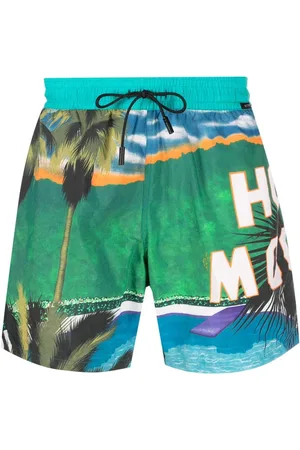 Etro Badeshorts med landskabstryk