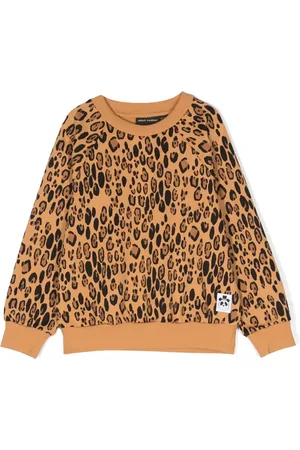 Mini Rodini Sweatshirt med leopardtryk