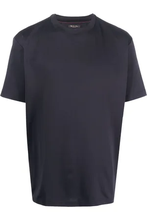 Loro Piana Ensfarvet kortærmet T-shirt