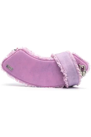 GCDS Mellemstor Comma skuldertaske i denim