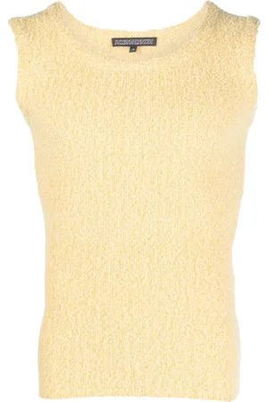 robyn lynch Tekstureret tanktop i strik