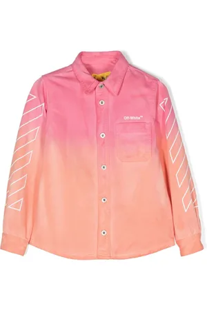 OFF-WHITE Langærmet skjorte med batiktryk