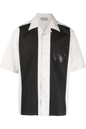 Vetements Tofarvet bowling-skjorte