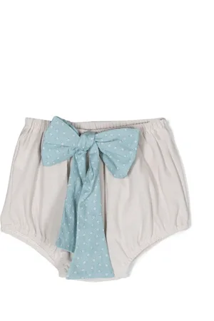 LA STUPENDERIA Bloomers med sløjfedetalje