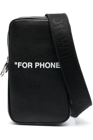OFF-WHITE Messenger-taske med slogantryk