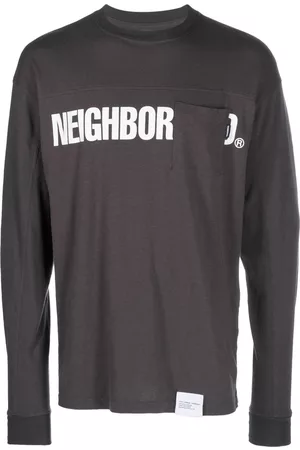 NEIGHBORHOOD Mænd Sweatshirts - Logo-print crew neck sweatshirt