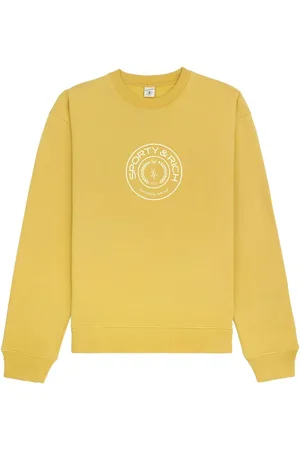 Sporty & Rich Connecticut sweatshirt med våbenmærke