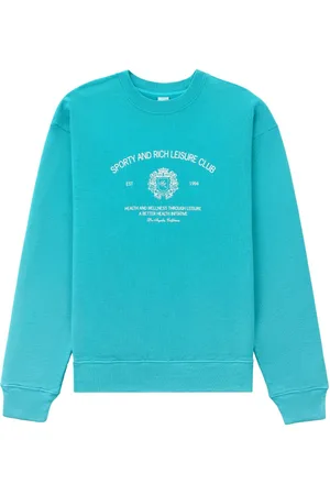 Sporty & Rich Sweatshirt med rund hals og slogantryk