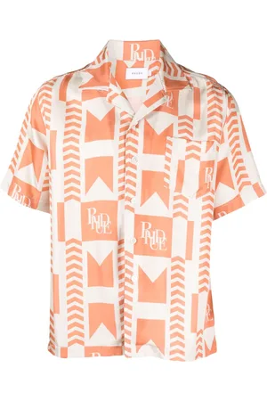 Rhude Skjorte med geometrisk tryk