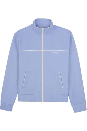Sporty & Rich Jakke med logotryk og lynlåslukning