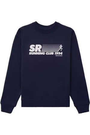 Sporty & Rich Sweatshirt med SR Running Club-tryk