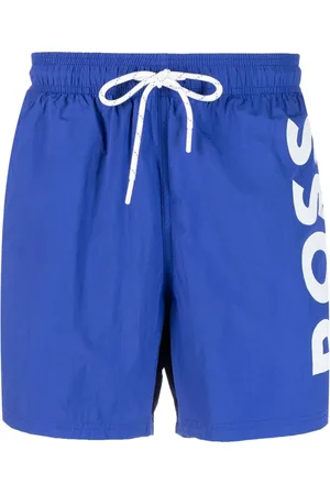 HUGO BOSS Badebukser med blæksprutte- og logotryk
