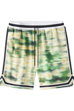 JOHN ELLIOTT Træningsshorts med blomstret motiv