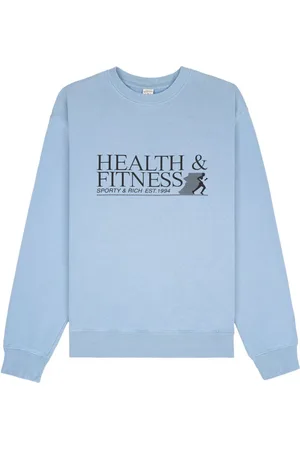 Sporty & Rich Health & Fitness sweatshirt med logo