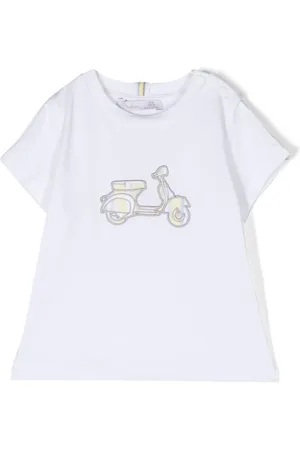 PATACHOU T-shirt med motorcykel-tryk