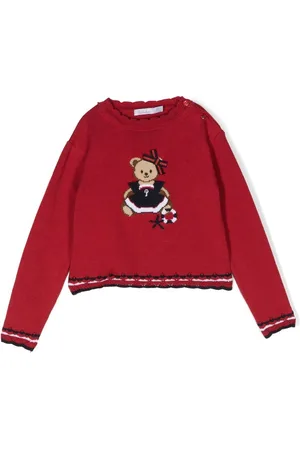 PATACHOU Intarsia-strikket trøje med mønster