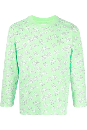 ERL T-shirt med lange ærmer og logotryk