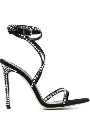 PARIS TEXAS Sandaler med krystaludsmykket rem