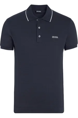 Ermenegildo Zegna Piqué-vævet polo