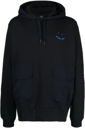 Paul Smith PS Happy hættetrøje med broderet logo