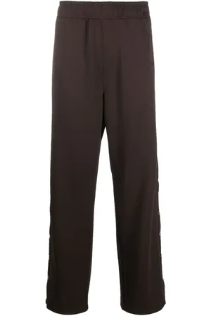 Lanvin Joggingbukser med knapper og Curb-detalje