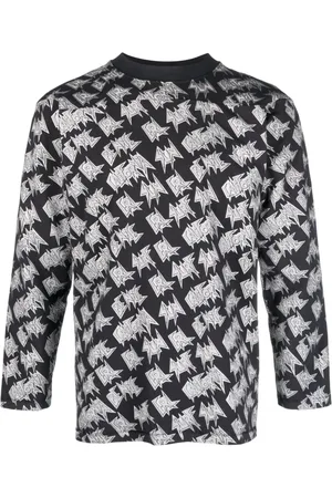 ERL T-shirt med lange ærmer og logotryk