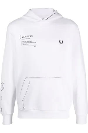 Fred Perry X GATE194 hættetrøje med signaturtryk